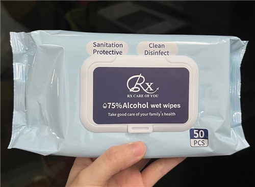 RX 75% ALCOHOL WET WIPES 